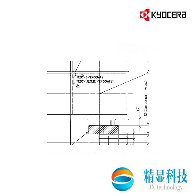 京瓷3.5寸小尺寸LCD工業屏TG035QVLQAANN